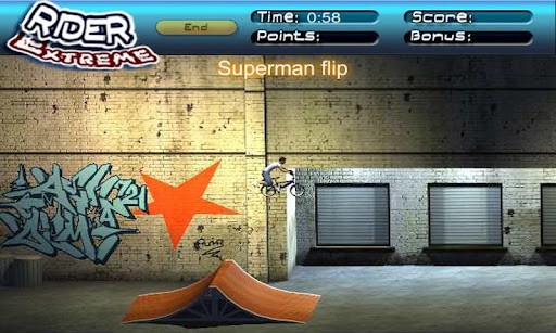 BMX Rider 1.1.0. Скриншот 1