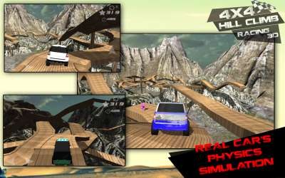 4x4 3d Hill Climb Racing 1.41. Скриншот 2