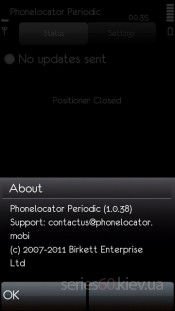 Phonelocator Periodic v.1.0.38. Скриншот 1