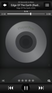PlayerPro Dark Skin 2.4. Скриншот 1