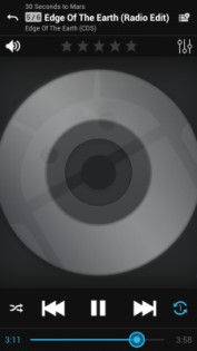 PlayerPro ICS Skin 1.5. Скриншот 1