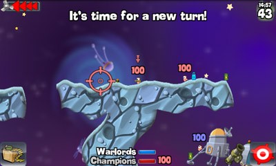 Worms HD. Скриншот 2