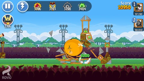 Angry Birds Friends. Скриншот 2