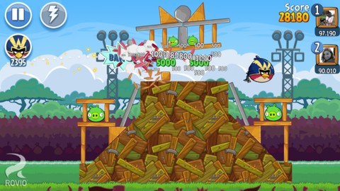 Angry Birds Friends. Скриншот 3