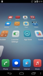 Iphone 5S 7 Launcher 1.0.3. Скриншот 1