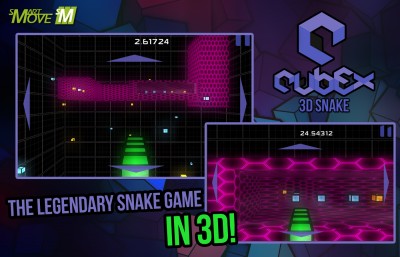 Cubex 3d Snake Arcade 1.01. Скриншот 1