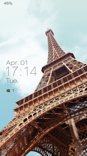 Eiffel Tower Live Locker Theme 1.00. Скриншот 1