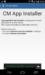 CM App Installer 3.6.0. Скриншот 1