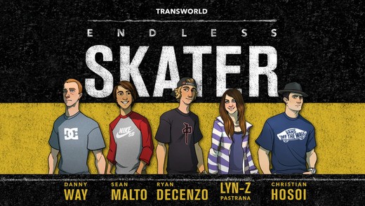 Transworld Endless Skater. Скриншот 1