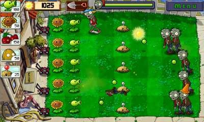 Plants Vs. Zombies. Скриншот 1
