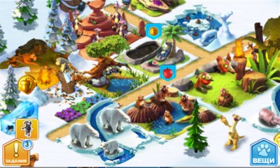 Ice Age Village. Скриншот 1