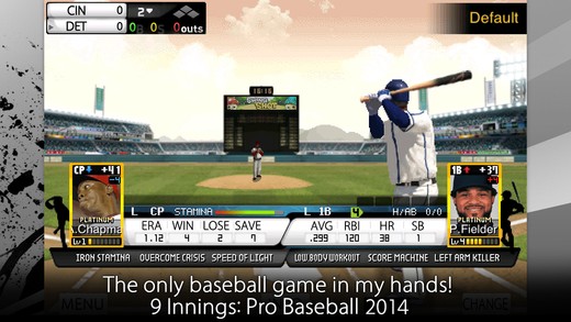9 Innings: 2014 Pro Baseball PLUS. Скриншот 2
