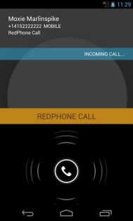 RedPhone 2.0. Скриншот 1