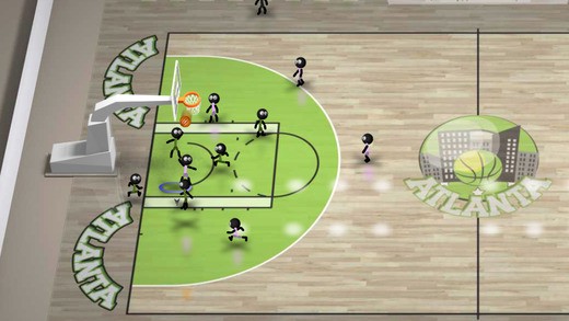 Stickman Basketball. Скриншот 2