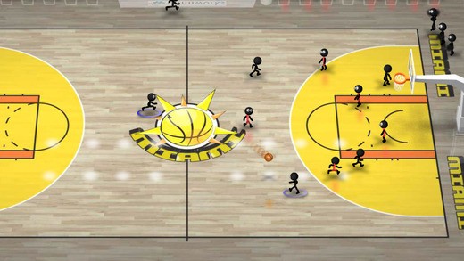 Stickman Basketball. Скриншот 1