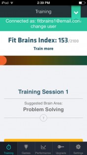 Fit Brains Trainer. Скриншот 2