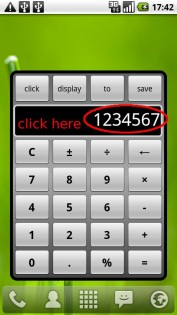 Calculator Widget (Free) 1.1.6. Скриншот 1