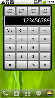 Calculator Widget (Free) 1.1.6. Скриншот 2