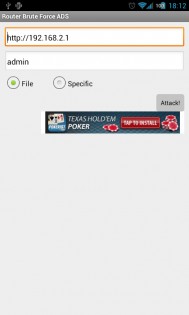 Router Brute Force 2.8. Скриншот 1