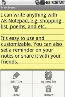 AK Notepad 2.4.6. Скриншот 1