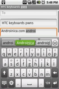 HTC Touch Input. Скриншот 1