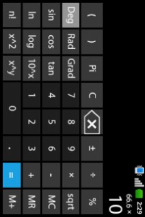 Калькулятор WP8.1. Скриншот 3