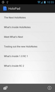 HoloPad For Android 4.0+ 1.0 Preview 3. Скриншот 3