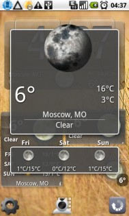 Weather & Toggle Widget 7.18. Скриншот 2