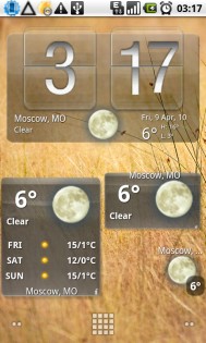 Weather & Toggle Widget 7.18. Скриншот 1