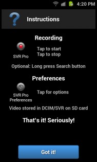 Secret Video Recorder 18.6. Скриншот 2
