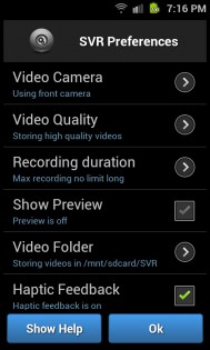 Secret Video Recorder 18.6. Скриншот 3