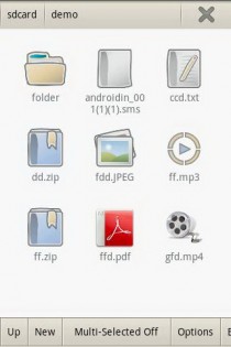 Mini File Manager 1.2.0. Скриншот 1