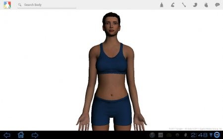 Google Body 1.0. Скриншот 3