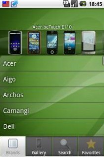 Android Device Catalog 1.01. Скриншот 1