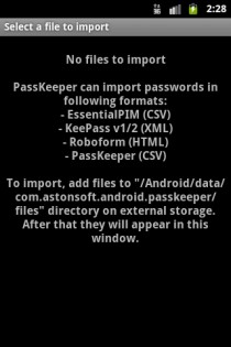 PassKeeper 1.4. Скриншот 2