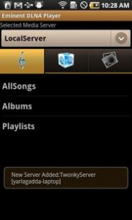 Eminent DLNA/UPnP Player 2.2. Скриншот 1