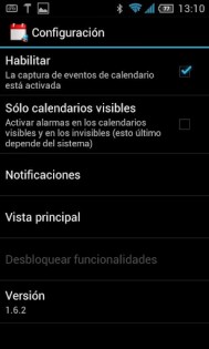 Calendar notifier 1.7.4. Скриншот 2