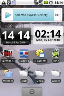 DigiClock Widget 4.1. Скриншот 1