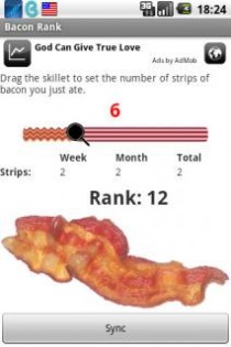 Bacon Rank 1.0.3. Скриншот 1