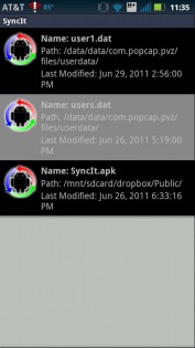 SyncIt Beta .75.2. Скриншот 2