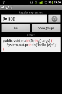ARegExp 1.2.2. Скриншот 1