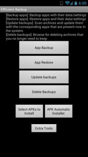 Efficient-Backup 1.5.3. Скриншот 1