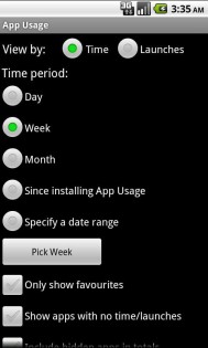 App Usage Monitor 1.3.5. Скриншот 2