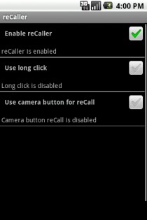 reCaller 5.3.1. Скриншот 1