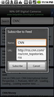Ultimate RSS Feeds Searcher 1.3. Скриншот 1