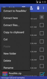 RAR for Android 7.01.123. Скриншот 6