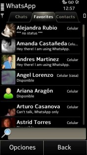 WhatsApp Messenger 2.16.57. Скриншот 3