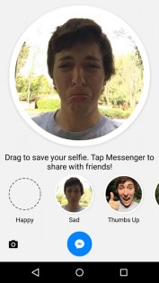 Selfied for Messenger. Скриншот 1