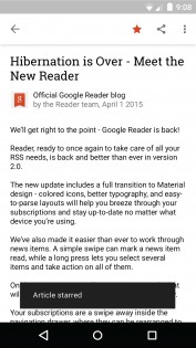 Google Reader 2.0. Скриншот 2