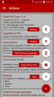 FlashFire 0.73. Скриншот 1